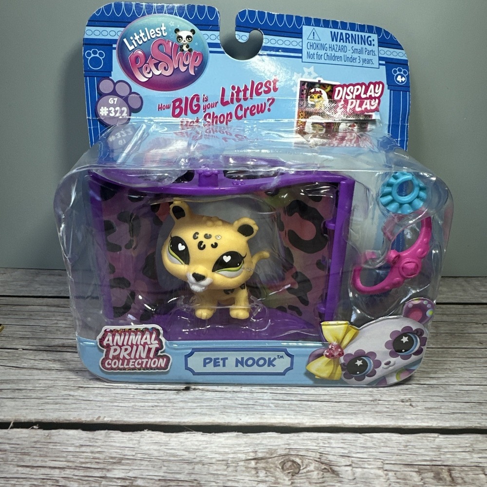 Littlest Pet Shop Pet Nook Animal Print Jaquar Spot G7 #322